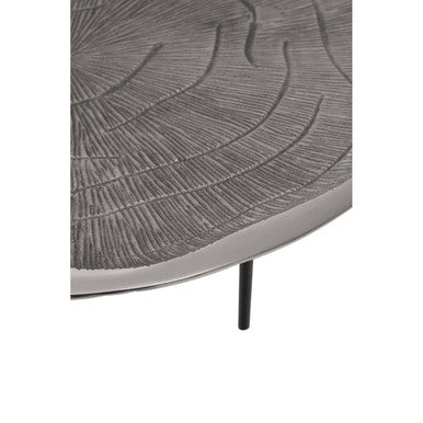 Orsina Silva Silver Oak Effect Coffee Table with Black Legs