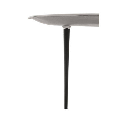 Orsina Silva Silver Oak Effect Coffee Table with Black Legs