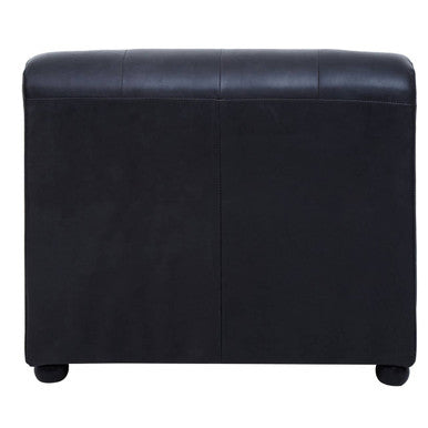 Orsina King Right Arm Modular Sofa – Antique Black Leather