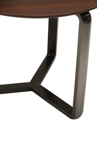 Orsina Imperia Round 2-Tier Coffee Table – Marble & Eucalyptus