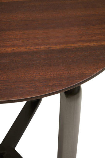 Orsina Imperia Round 2-Tier Coffee Table – Marble & Eucalyptus