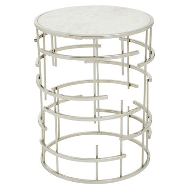 Orsina Jaipur Black Velvet Stool – Round Seat with Copper Metal Base