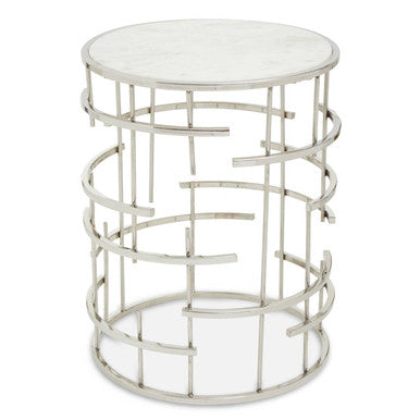 Orsina Jaipur Black Velvet Stool – Round Seat with Copper Metal Base