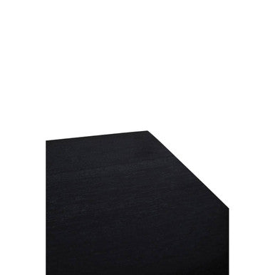Orsina Varana Black Marble Console Table | Matte Gold Metal Frame