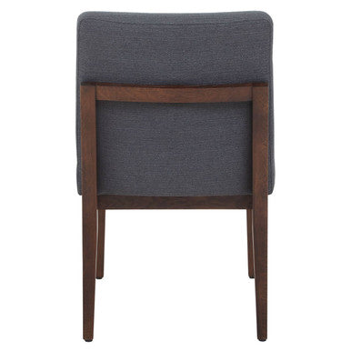 Orsina Brando Dining Chair | Charcoal Grey Fabric with Solid Oak Legs