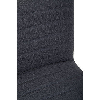 Orsina Brando Dining Chair | Charcoal Grey Fabric with Solid Oak Legs
