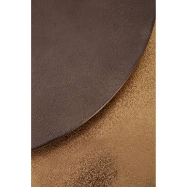 Orsina Amira Gold Nesting Side Tables - Set of 2 Metal Accent Tables