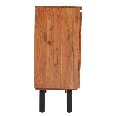 Orsina Nashik Small Acacia Sideboard – Industrial Wood Storage Cabinet
