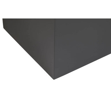 Orsina Gabor Bamboo Square Side Table – Two-Tone Dark Ebony Finish