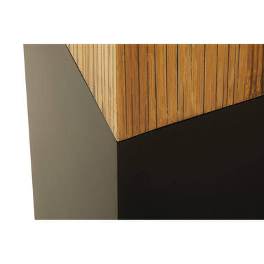 Orsina Gabor Bamboo Console Table – Two-Tone Natural & Ebony Finish