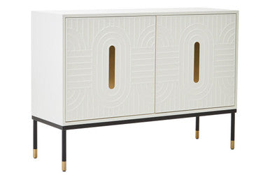 Orsina Danta Off White 2 Door Sideboard – Modern Storage Buffet Cabinet