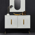 Orsina Danta Off White 2 Door Sideboard – Modern Storage Buffet Cabinet