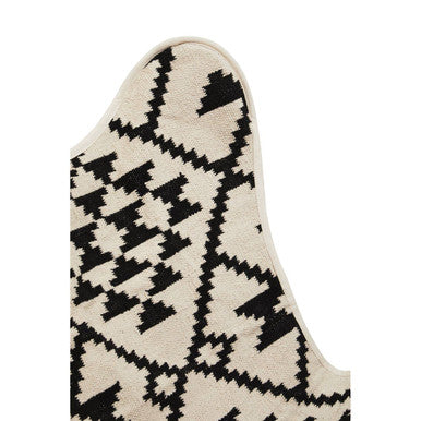Orsina Cefena Butterfly Chair – Black and White Handwoven Lounge Seat
