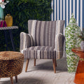 Orsina Cefena Accent Chair – Grey and White Textured Modern Seating