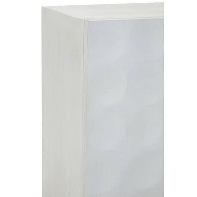 Orsina Satara Cream Art Deco Two Door Cabinet | Solid Mango Wood