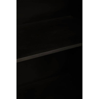 Orsina Sirsa Silver Two Door Cabinet | Mango Wood Chevron Sideboard