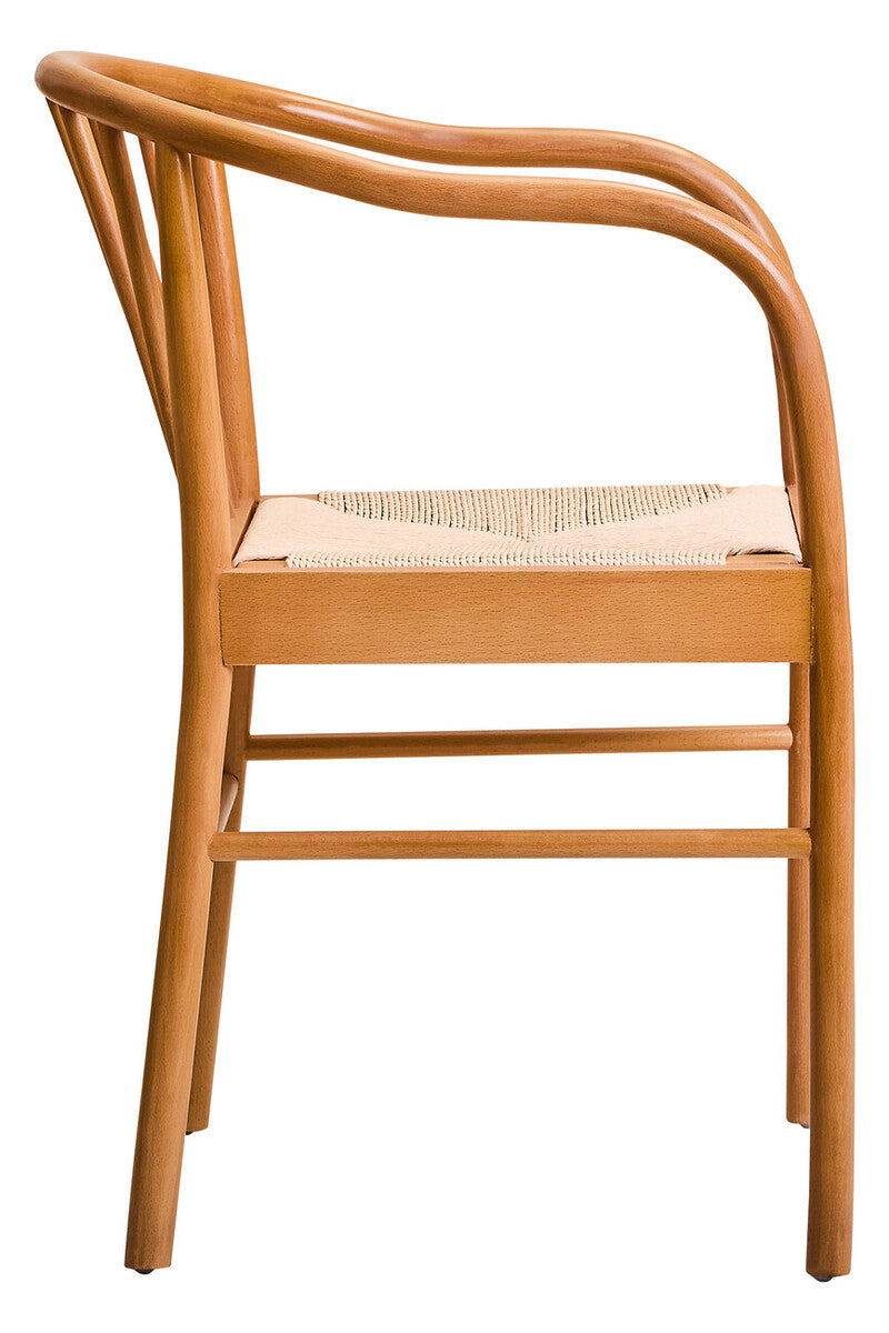Orsina Cebu Natural Rope and Beech Wood Dining Chair – Modern Seating