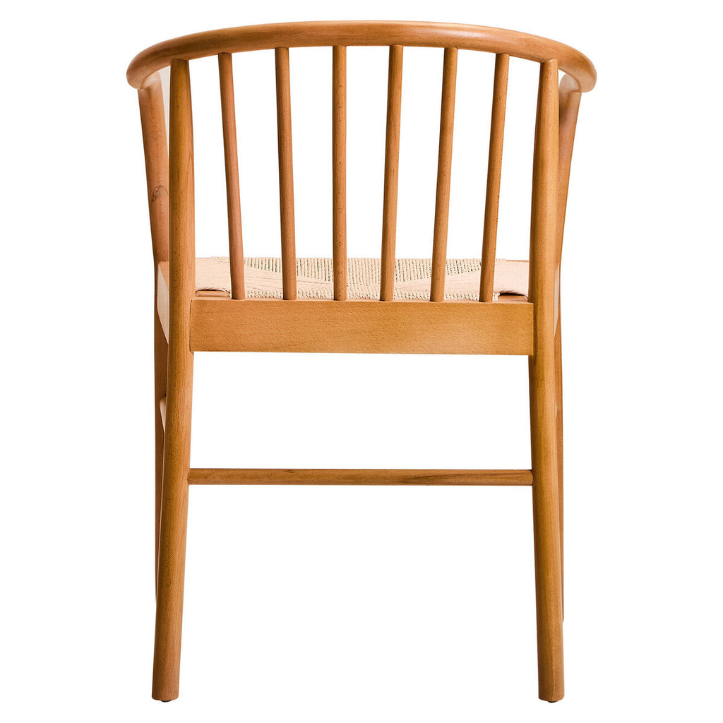 Orsina Cebu Natural Rope and Beech Wood Dining Chair – Modern Seating