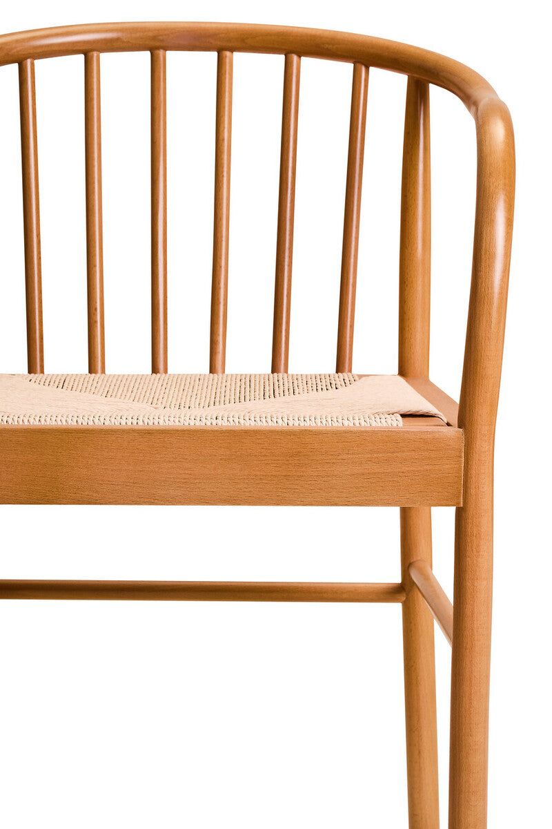Orsina Cebu Natural Rope and Beech Wood Dining Chair – Modern Seating