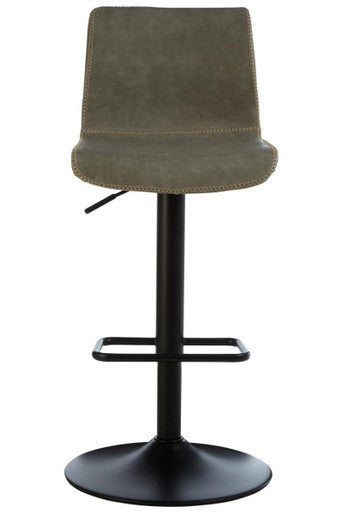 Orsina Dalston High Back Ash Bar Stools | Set of 2 Adjustable Seats