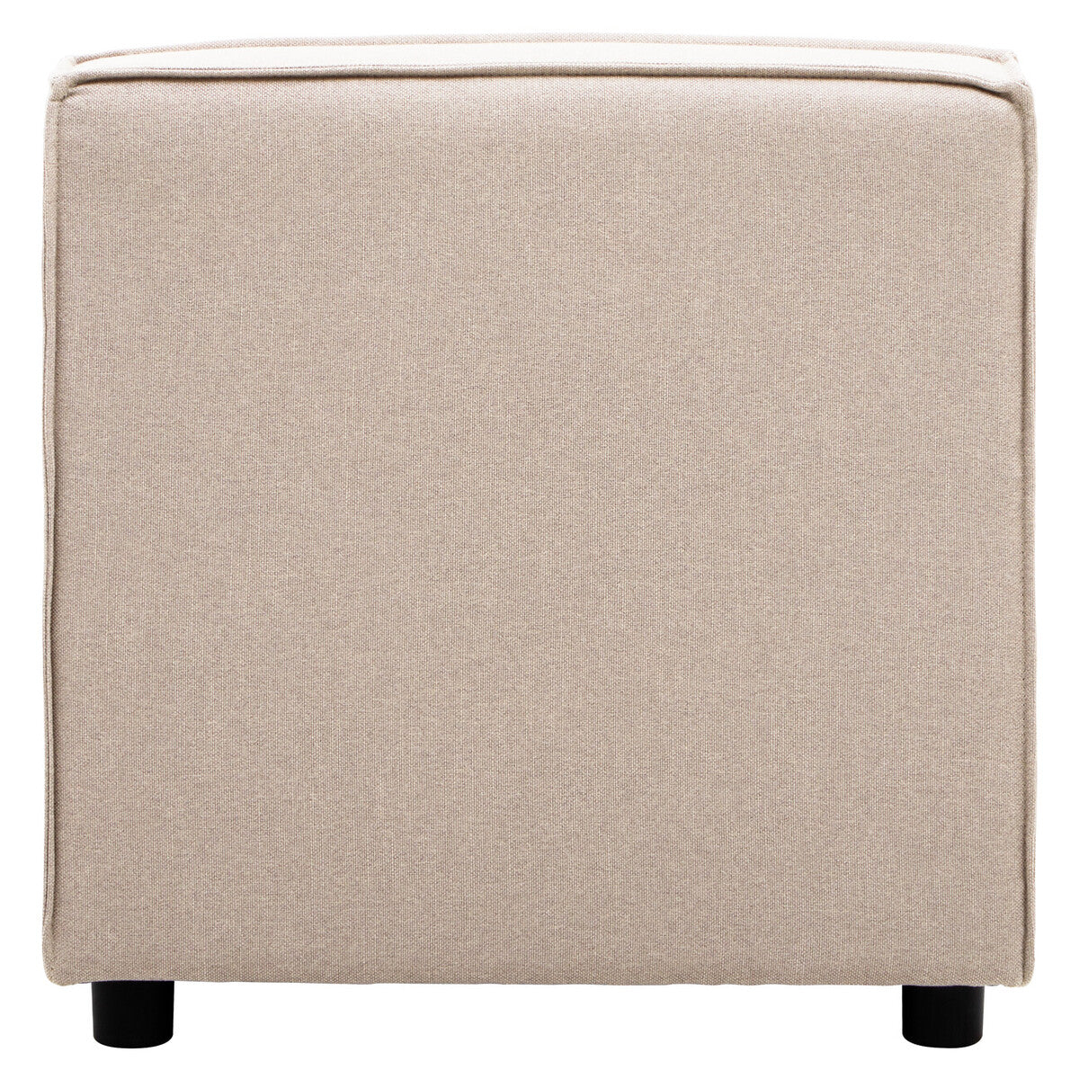 Orsina Toulouse Armless Modular Sofa – Natural Fabric Contemporary Seating