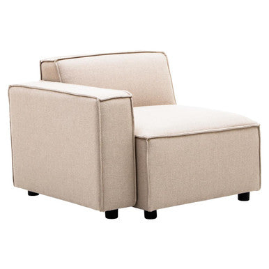 Orsina Toulouse Natural Fabric Left Arm Modular Sofa – Modern Sectional