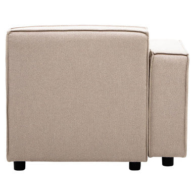 Orsina Toulouse Natural Fabric Left Arm Modular Sofa – Modern Sectional