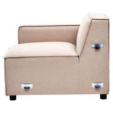 Orsina Toulouse Natural Fabric Left Arm Modular Sofa – Modern Sectional