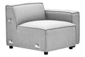 Orsina Toulouse Grey Fabric Right Arm Modular Sofa – Modern Sectional