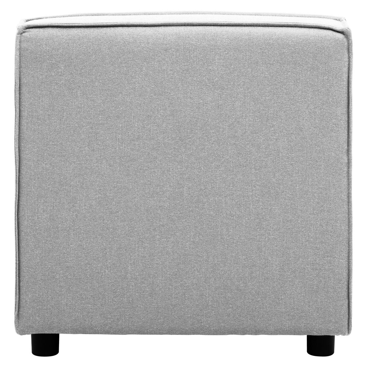 Orsina Toulouse Grey Fabric Armless Modular Sofa – Contemporary Seating