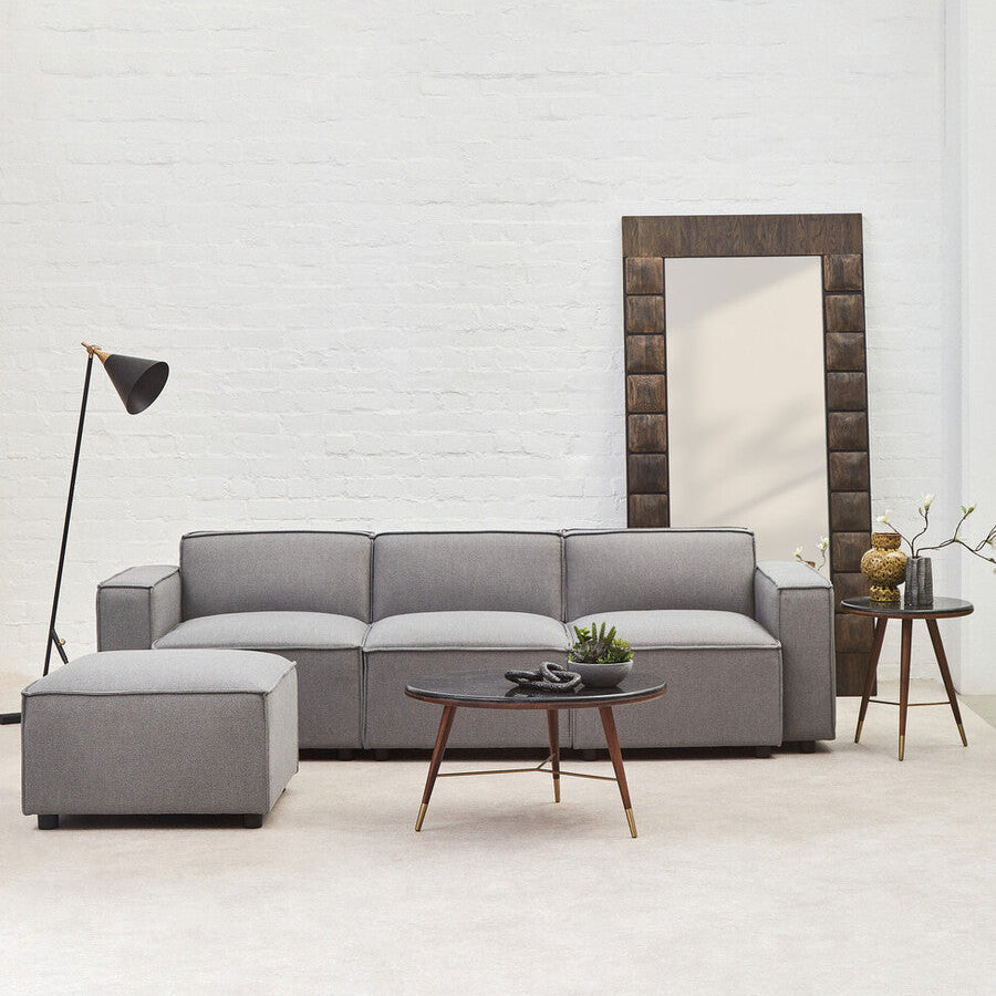 Orsina Toulouse Grey Fabric Left Arm Modular Sofa – Modern Sectional