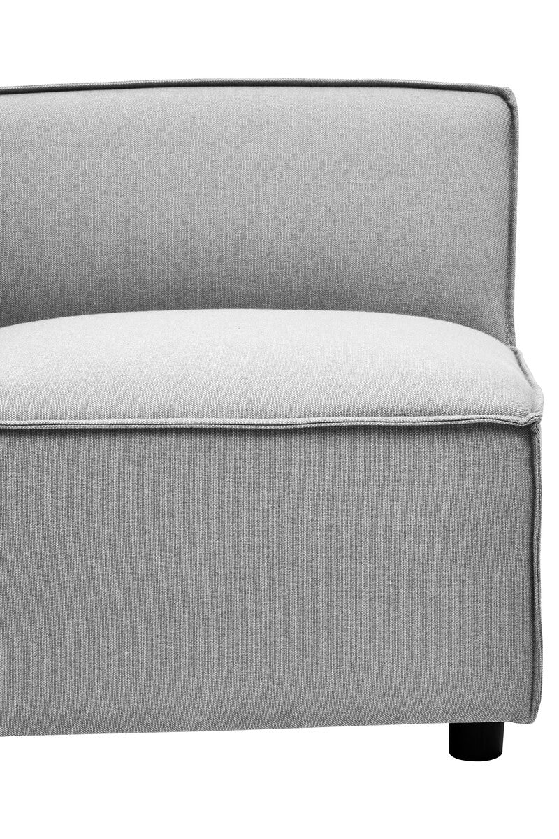 Orsina Toulouse Grey Fabric Left Arm Modular Sofa – Modern Sectional