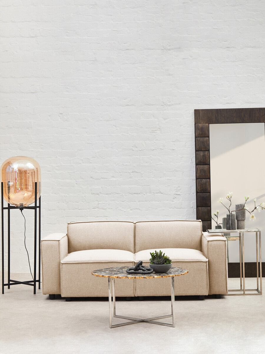 Orsina Toulouse Cream Fabric Right Arm Modular Sofa – Modern Scandi