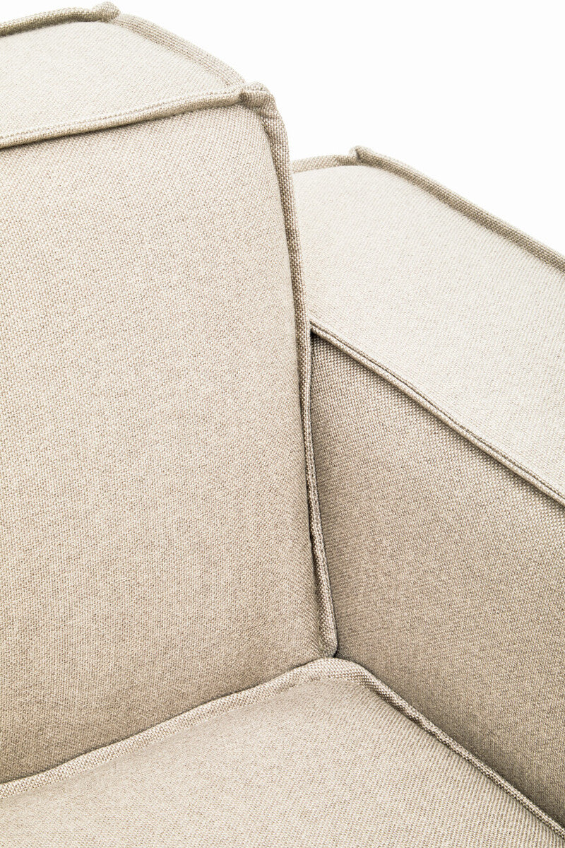 Orsina Toulouse Cream Fabric Right Arm Modular Sofa – Modern Scandi