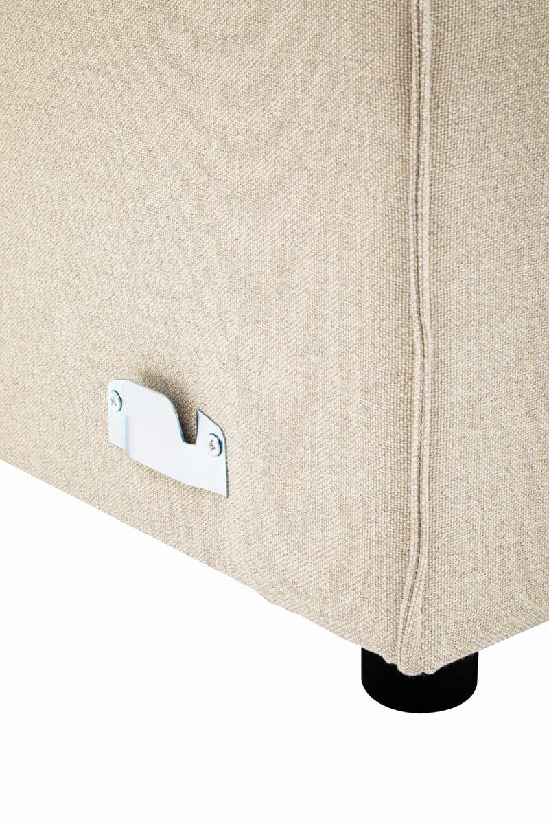 Orsina Toulouse Cream Fabric Right Arm Modular Sofa – Modern Scandi