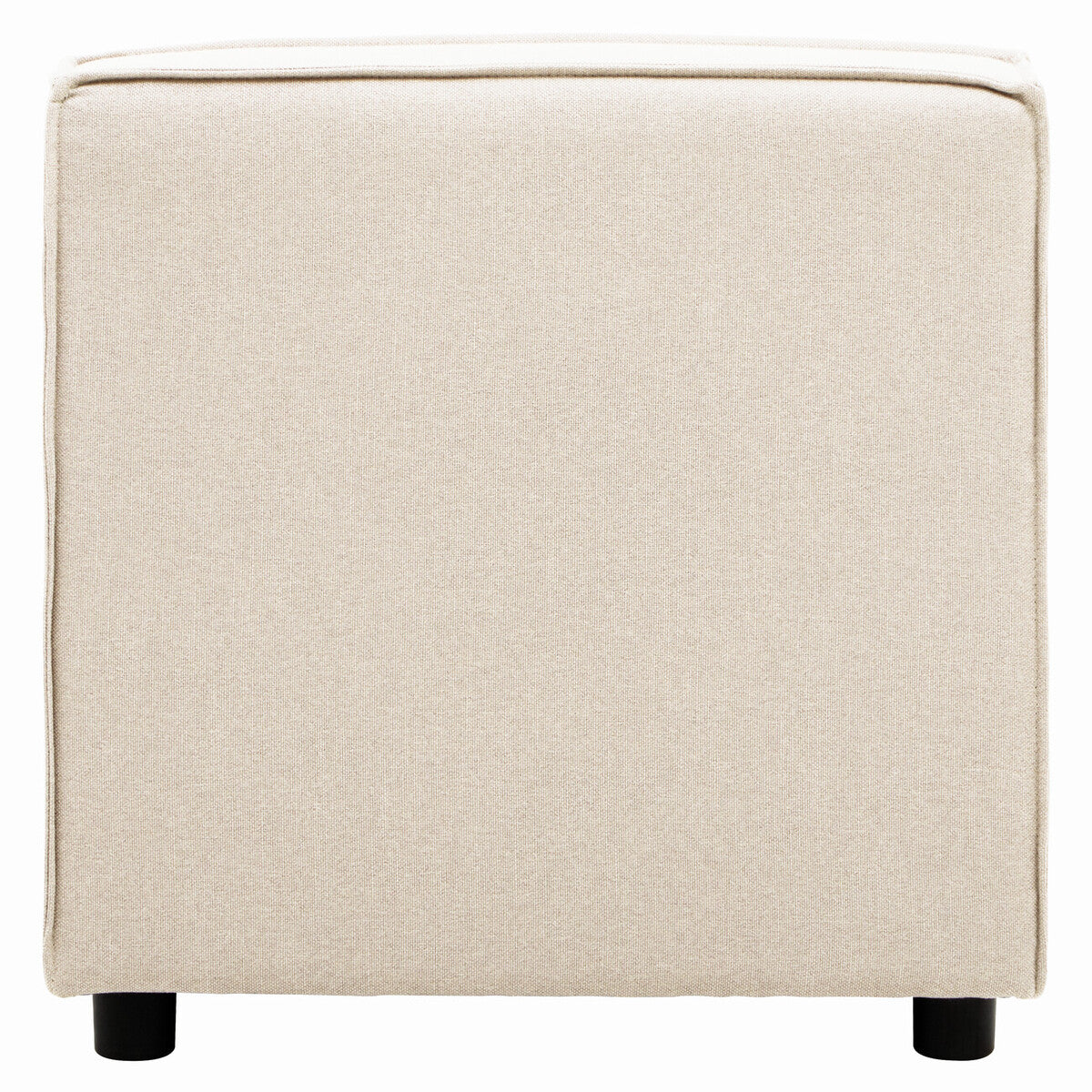 Orsina Toulouse Cream Fabric Armless Modular Sofa – Modern Lounge Seat