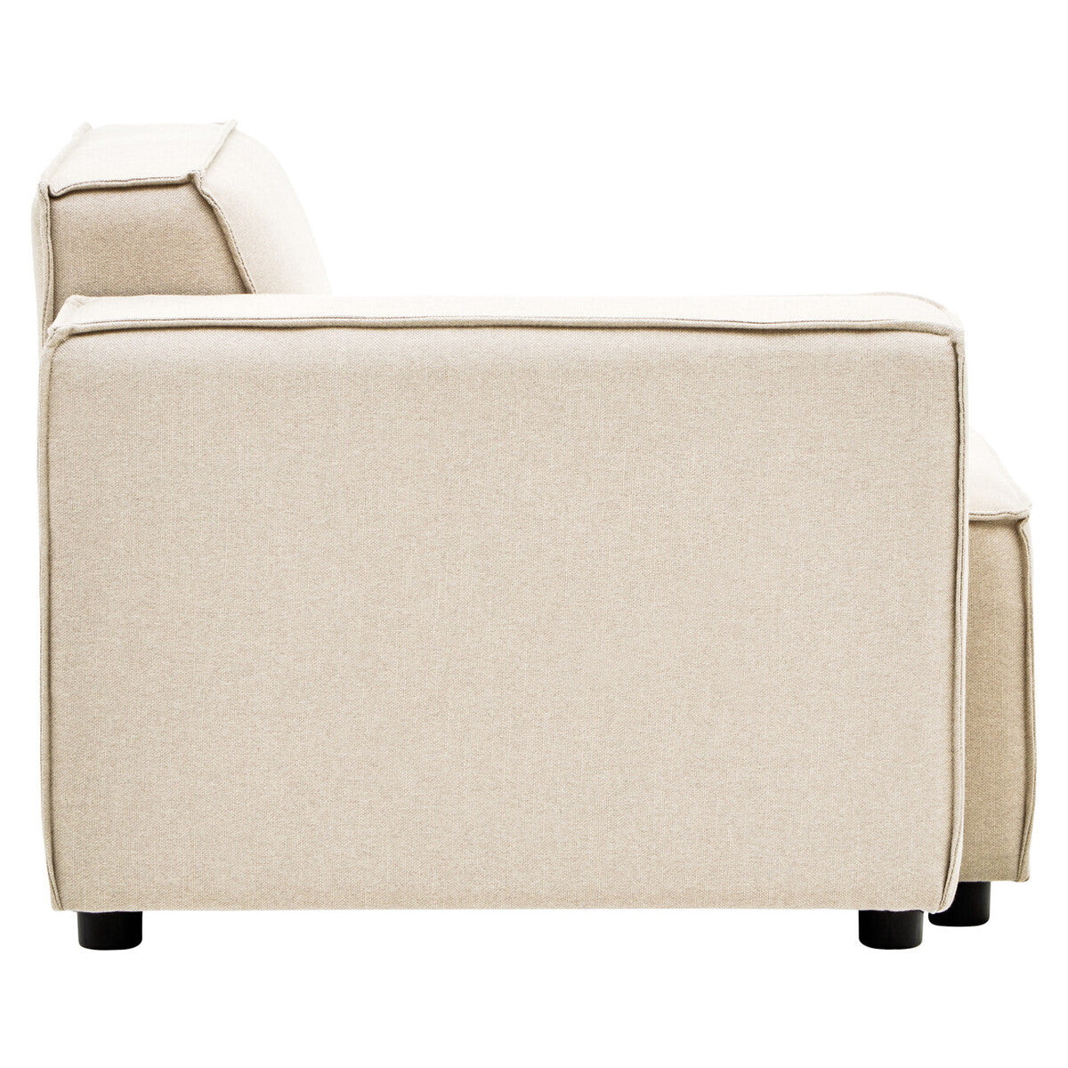 Orsina Toulouse Cream Fabric Left Arm Modular Sofa – Modern Sectional