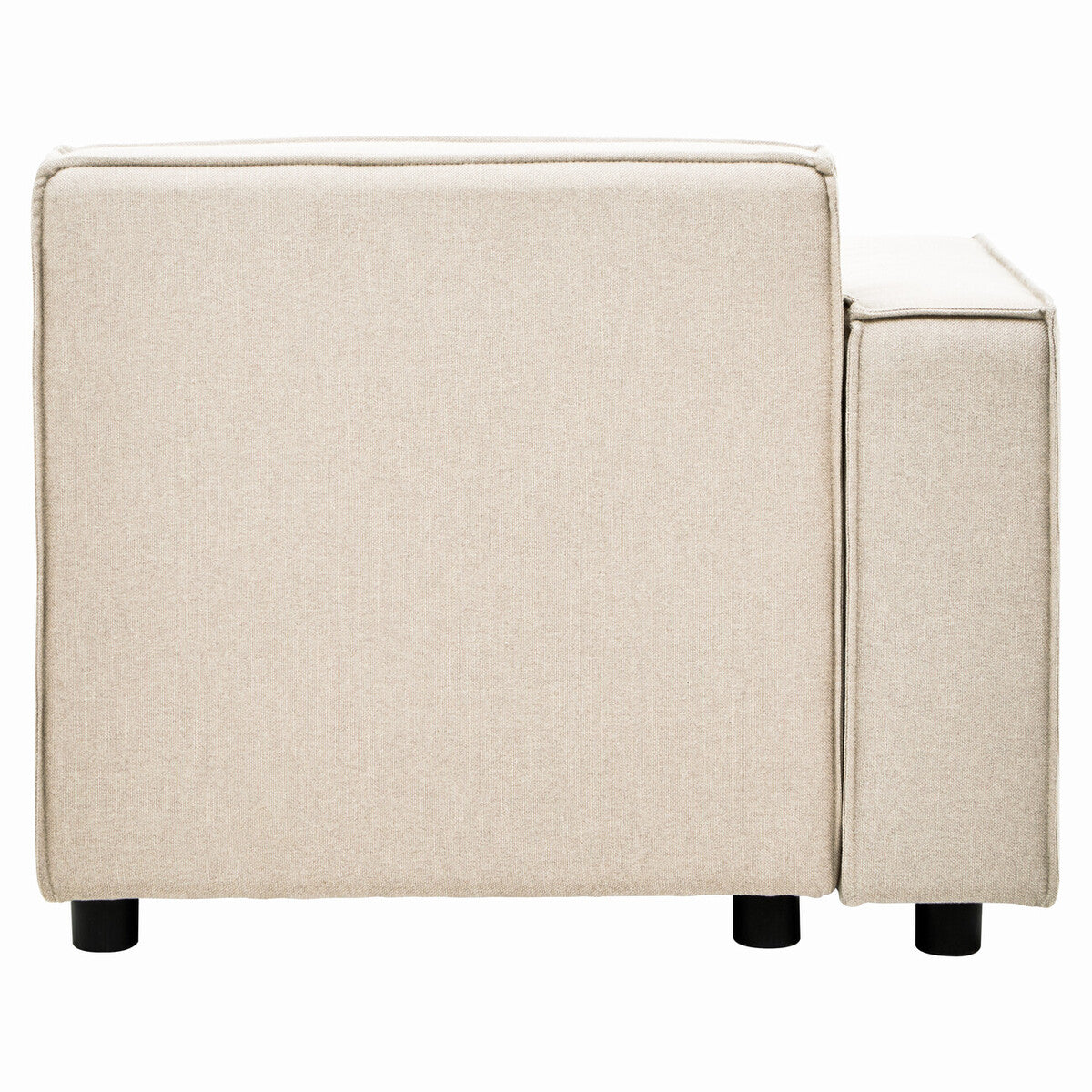 Orsina Toulouse Cream Fabric Left Arm Modular Sofa – Modern Sectional