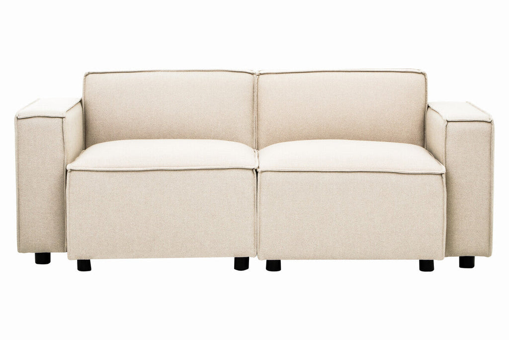 Orsina Toulouse Cream Fabric Left Arm Modular Sofa – Modern Sectional