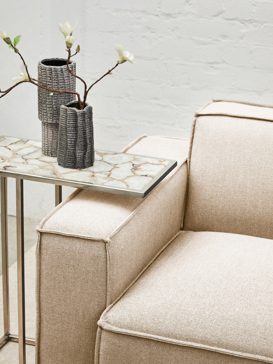 Orsina Toulouse Cream Fabric Left Arm Modular Sofa – Modern Sectional