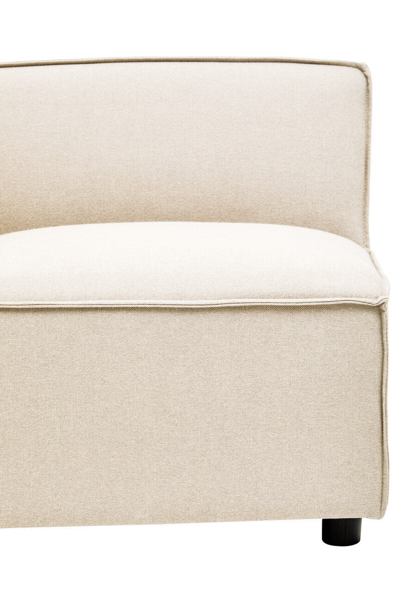 Orsina Toulouse Cream Fabric Left Arm Modular Sofa – Modern Sectional