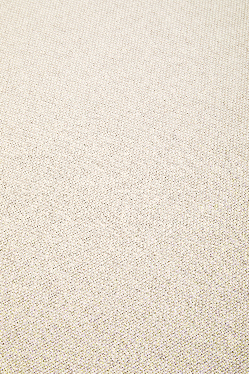 Orsina Toulouse Cream Fabric Modular Ottoman | Square Upholstered Footstool