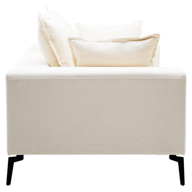 Orsina Avignon 3 Seater Sofa | Cream Textured Fabric Modern Couch