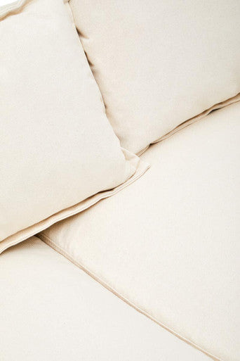 Orsina Avignon 3 Seater Sofa | Cream Textured Fabric Modern Couch