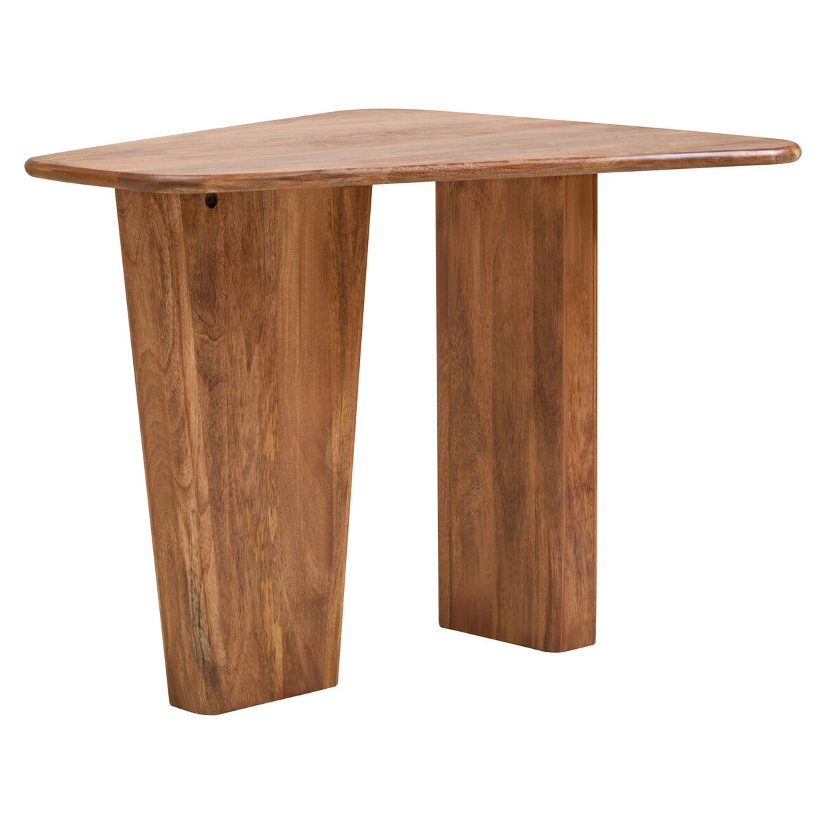 Orsina Walsa Round Mango Wood Pedestal Coffee Table – Natural Finish