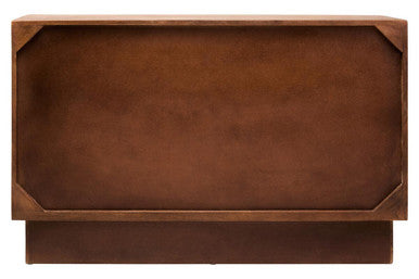 Orsina Sangar Hand-Carved Mango Wood Sideboard with Marble Handles