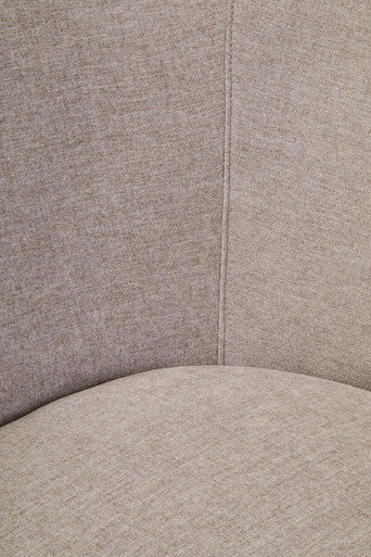 Orsina Daphne Taupe Chenille Curved Accent Chair – Modern Seating