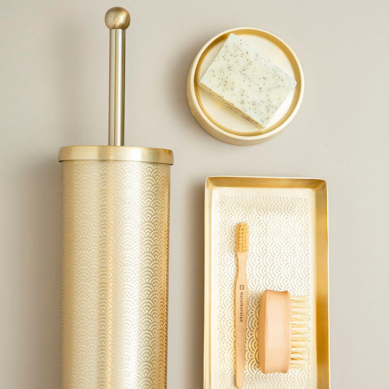 Orsina Allegra Soap Dish – Champagne Finish Minimalist Bathroom Accessory
