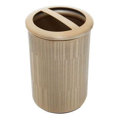 Orsina Allegra Toothbrush Holder – Champagne Finish Etched Metal