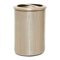 Orsina Allegra Toothbrush Holder – Champagne Finish Etched Metal